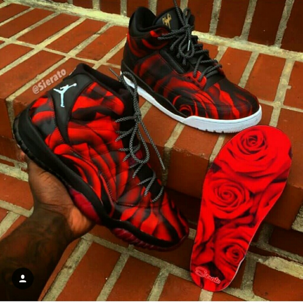 Rose red jordan 11